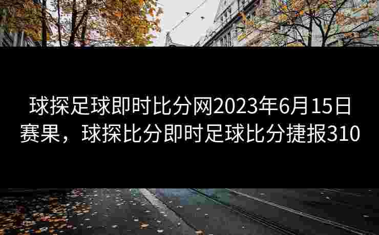 球探足球即时比分网2023年6月15日赛果，球探比分即时足球比分捷报310
